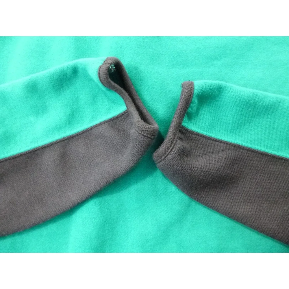 Vtg JC Penny USA Olympic 1/4 Zip Pullover Men's Medium Green Fleece Sweater 90's - Picture 8 of 11